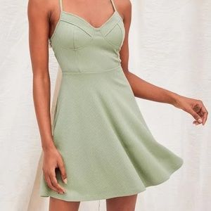 Lulu’s green tank dress size M